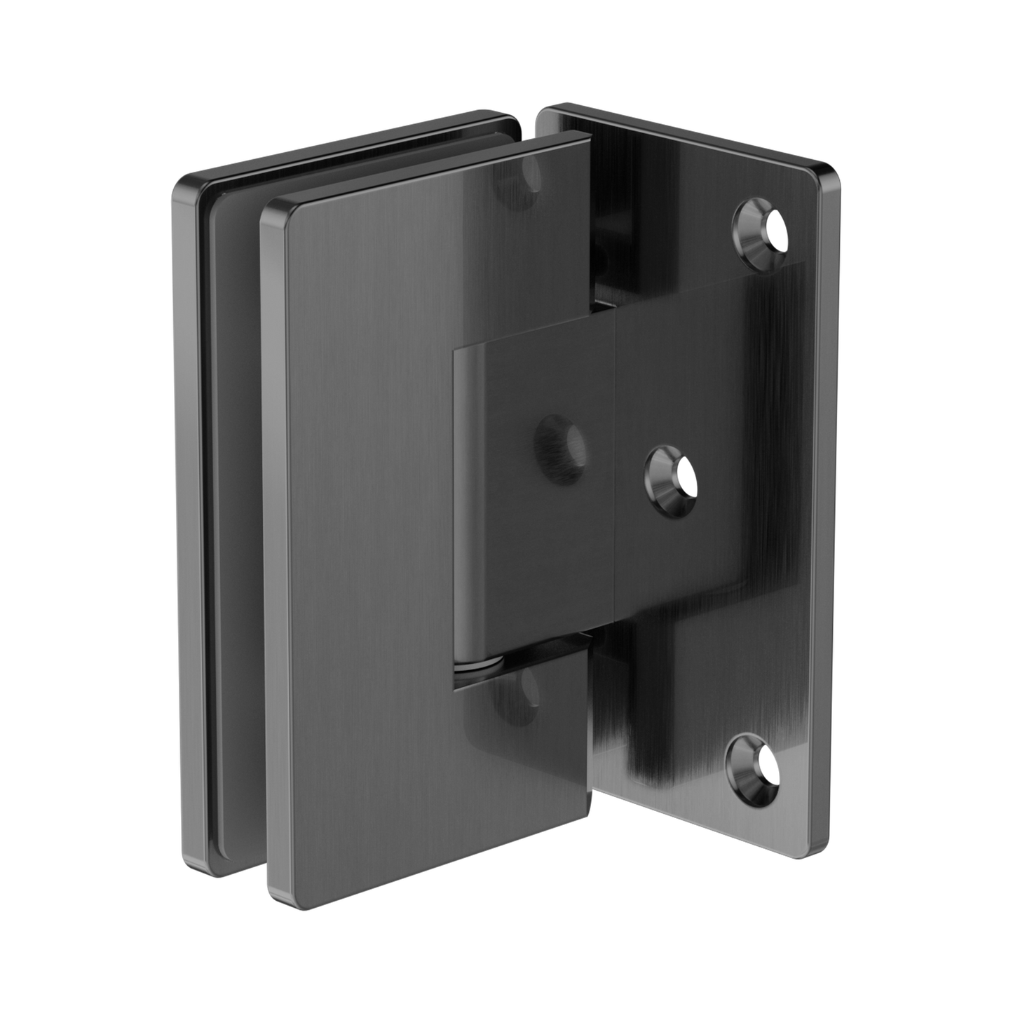 90 Degree Glass To Wall Shower Hinge 10mm Glass Gun Metal