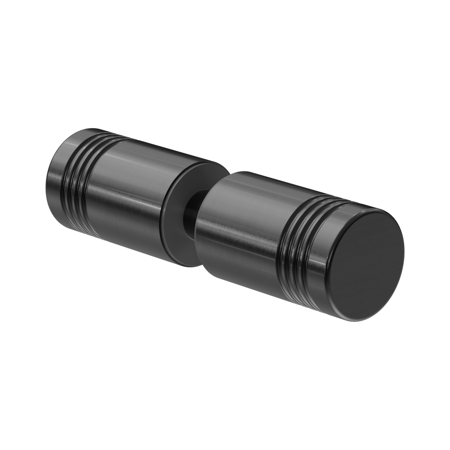Round Shower Knob Gun Metal