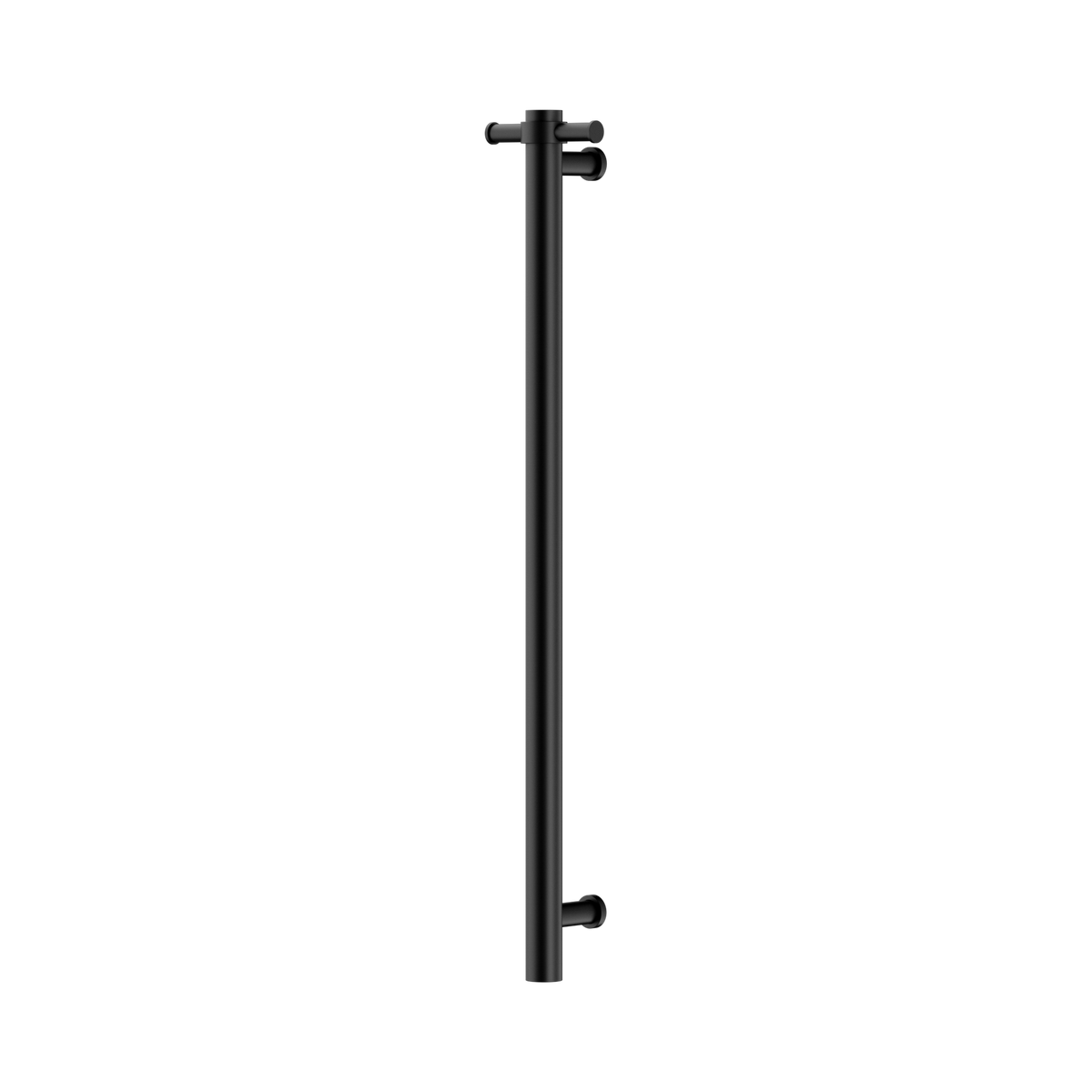 Non-Heated Vertical Towel Rail 900mm Matte Black
