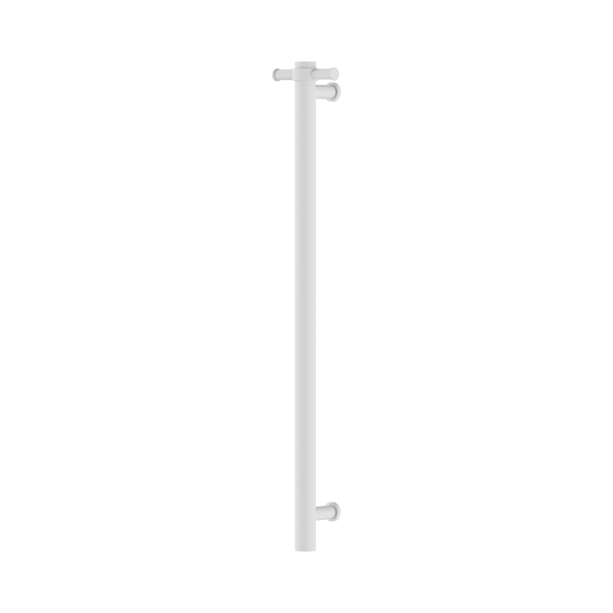 Non-Heated Vertical Towel Rail 900mm Matte White