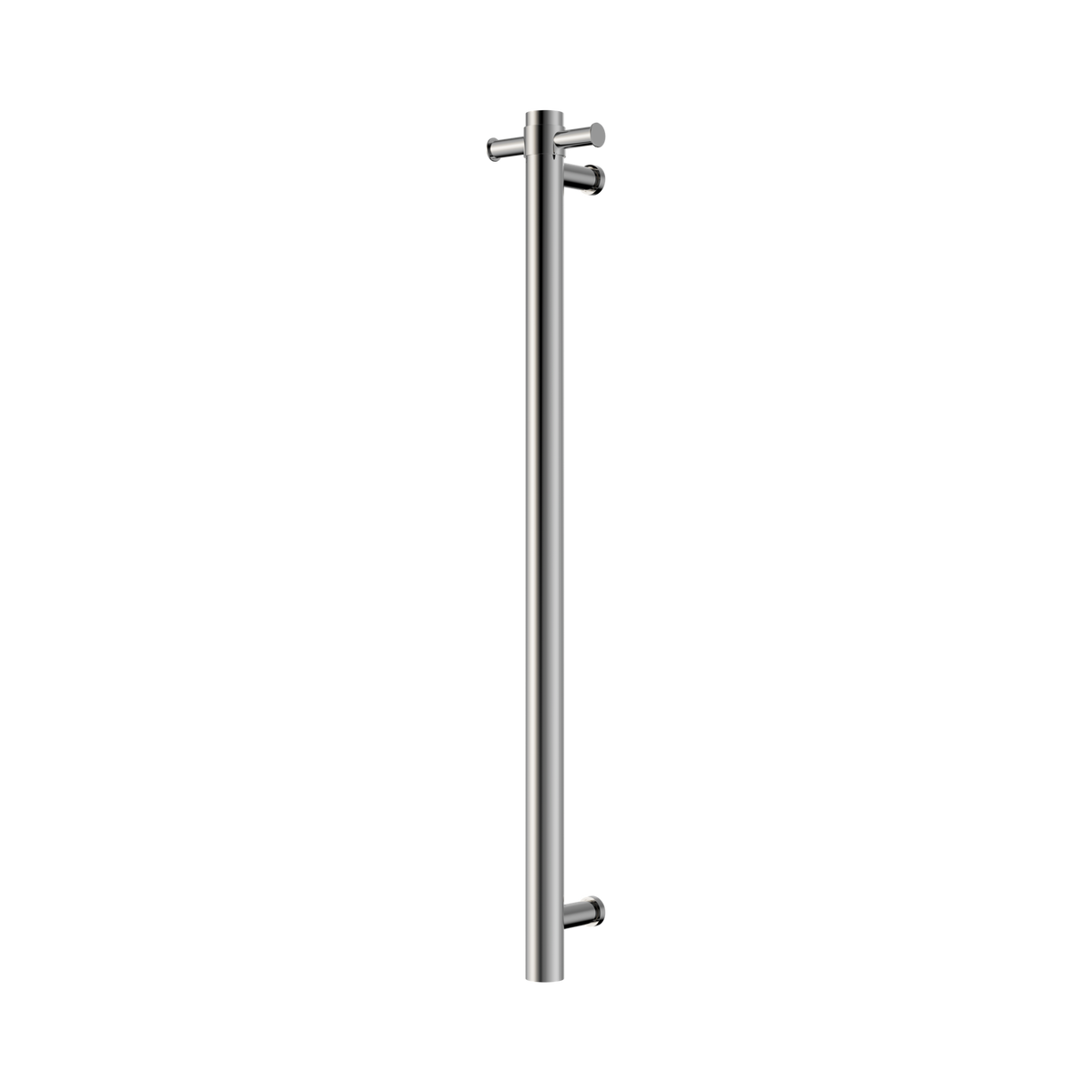 Mecca 240V Single Vertical Heated Towel Rail Chrome