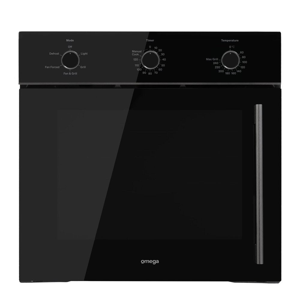 Omega 60cm 5 Function Side-opening Oven, Midnight (LHS Hinge)