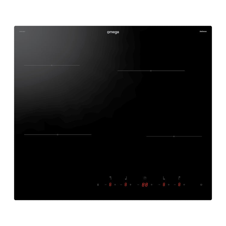 Omega 60cm Ceramic Cooktop, Touch Controls