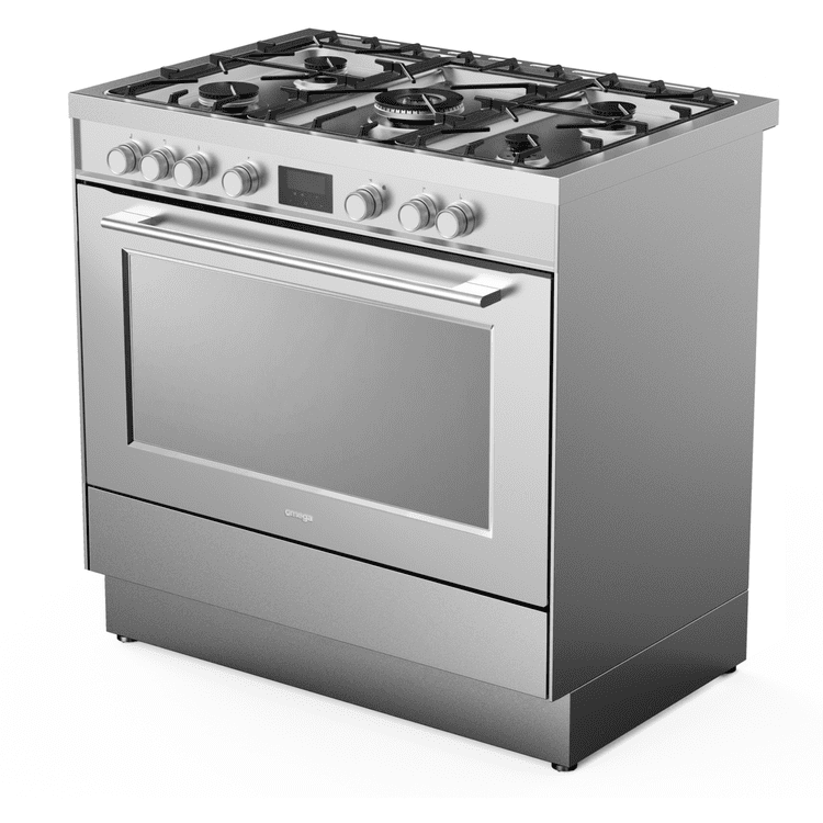 Omega 90cm Freestanding Dual Fuel Cooker