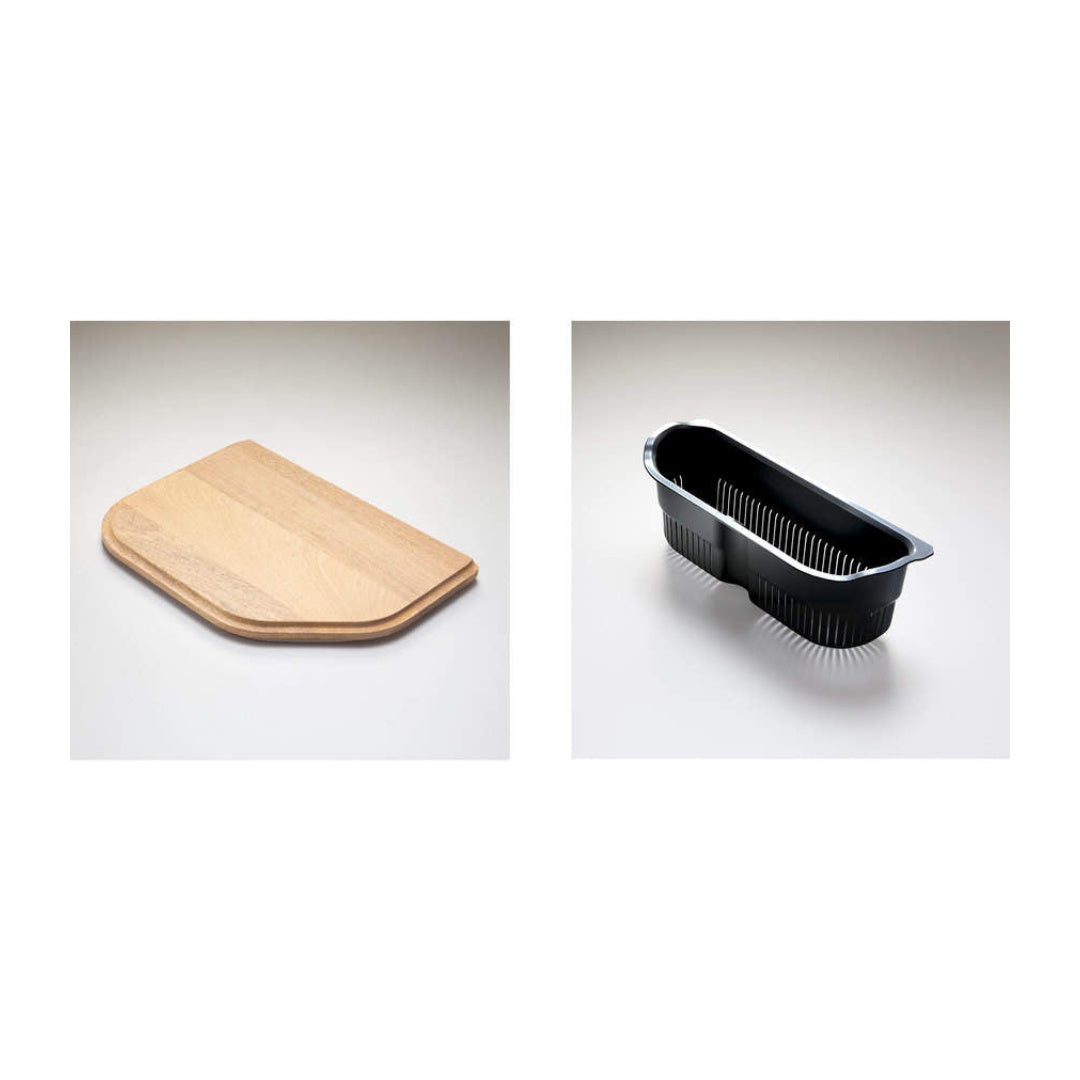 Oliveri Nu-Petite Double Bowl Topmount Sink With Double Drainer
