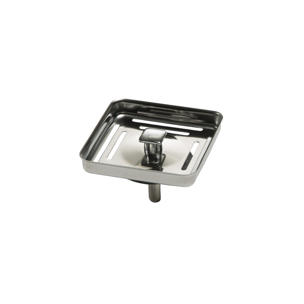 Oliveri Square Basket Waste Plug Stainless Steel