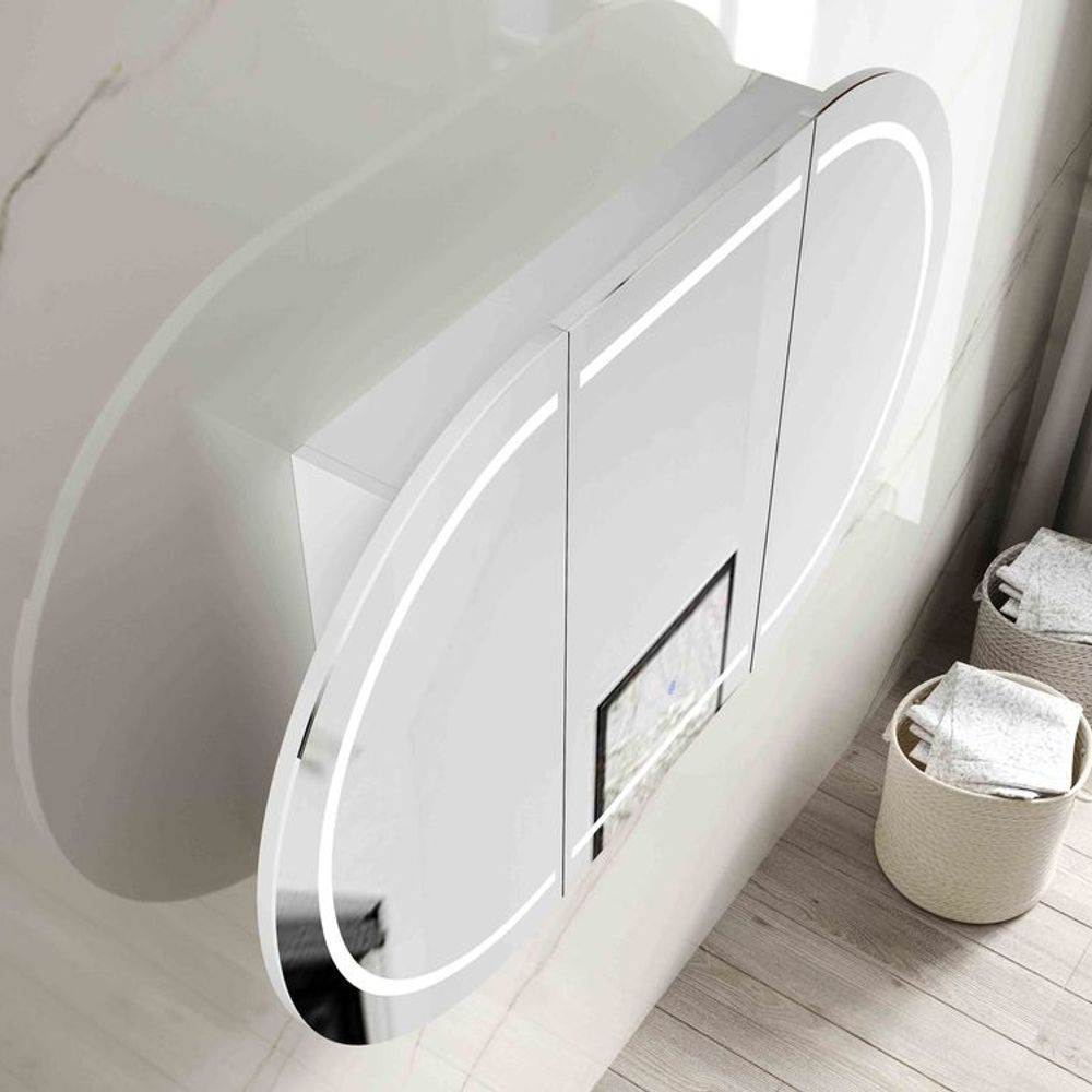 Otti LED Bondi 1500mm White Shaving Cabinet Premium Edition