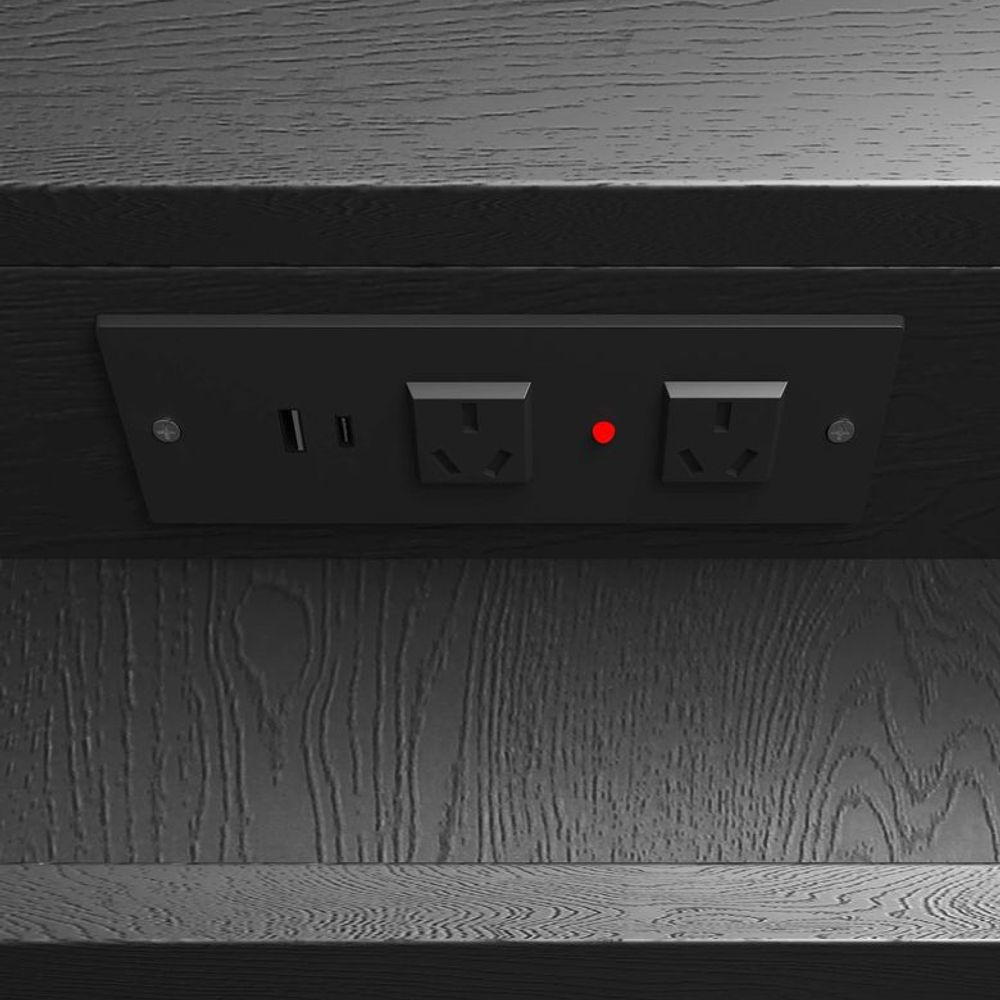 Otti LED Bondi 1800mm Black Oak Shaving Cabinet Premium Edition