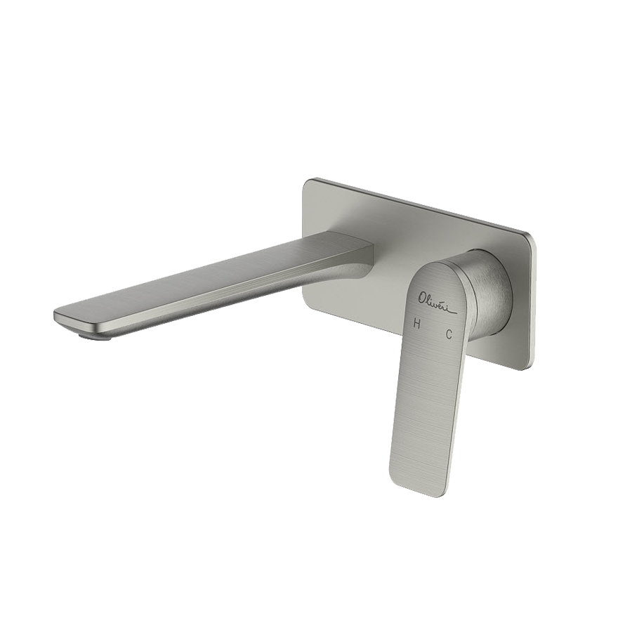 Oliveri Paris Wall Mixer Set BN