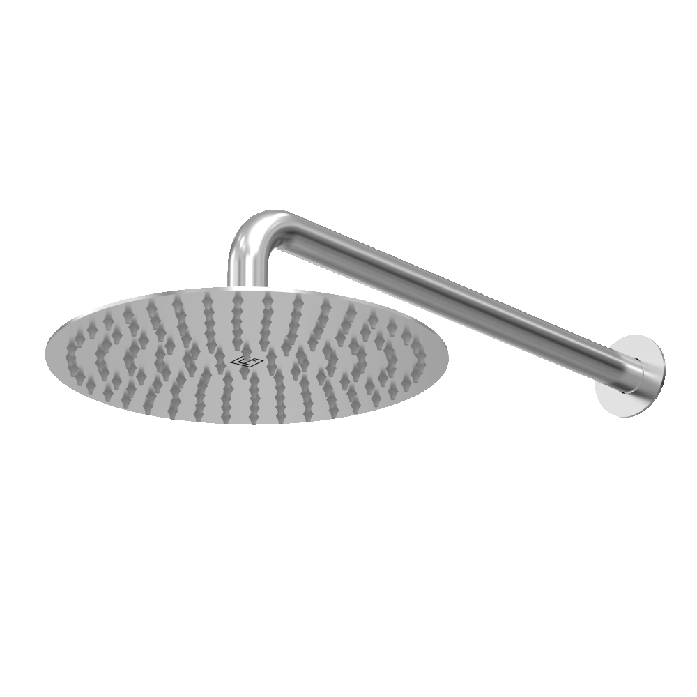 316 Marine Grade Stainless Steel Round Shower Head (250mm)