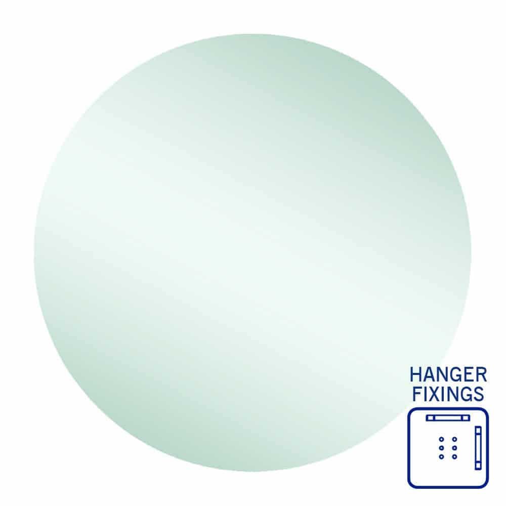 RR8080HN Round Polished Edge Mirror