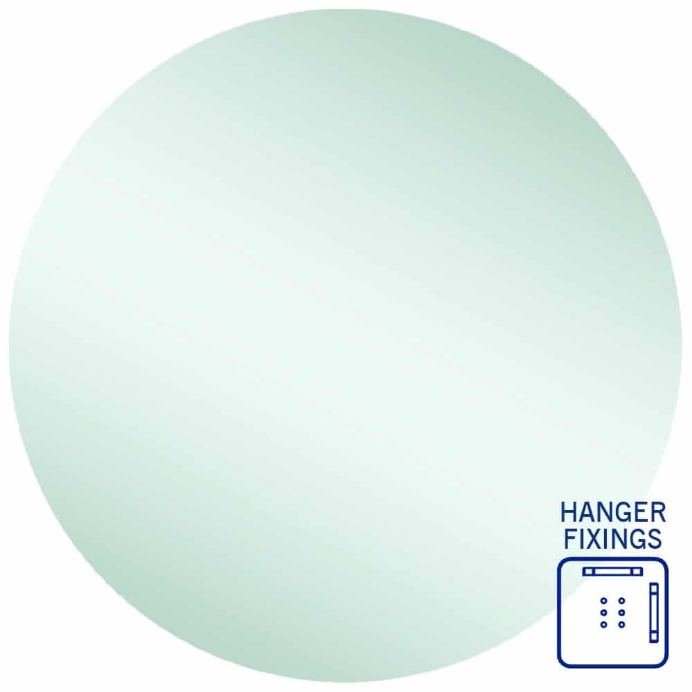 RR9090HN Round Polished Edge Mirror