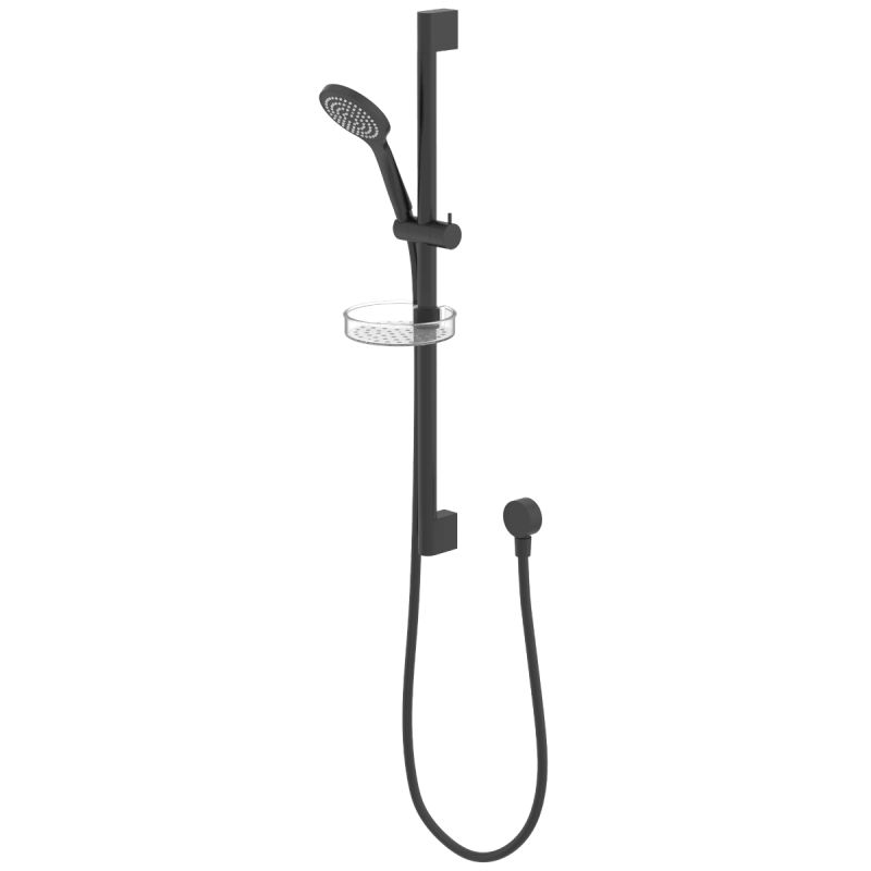 Hand Shower on Rail Matt Black