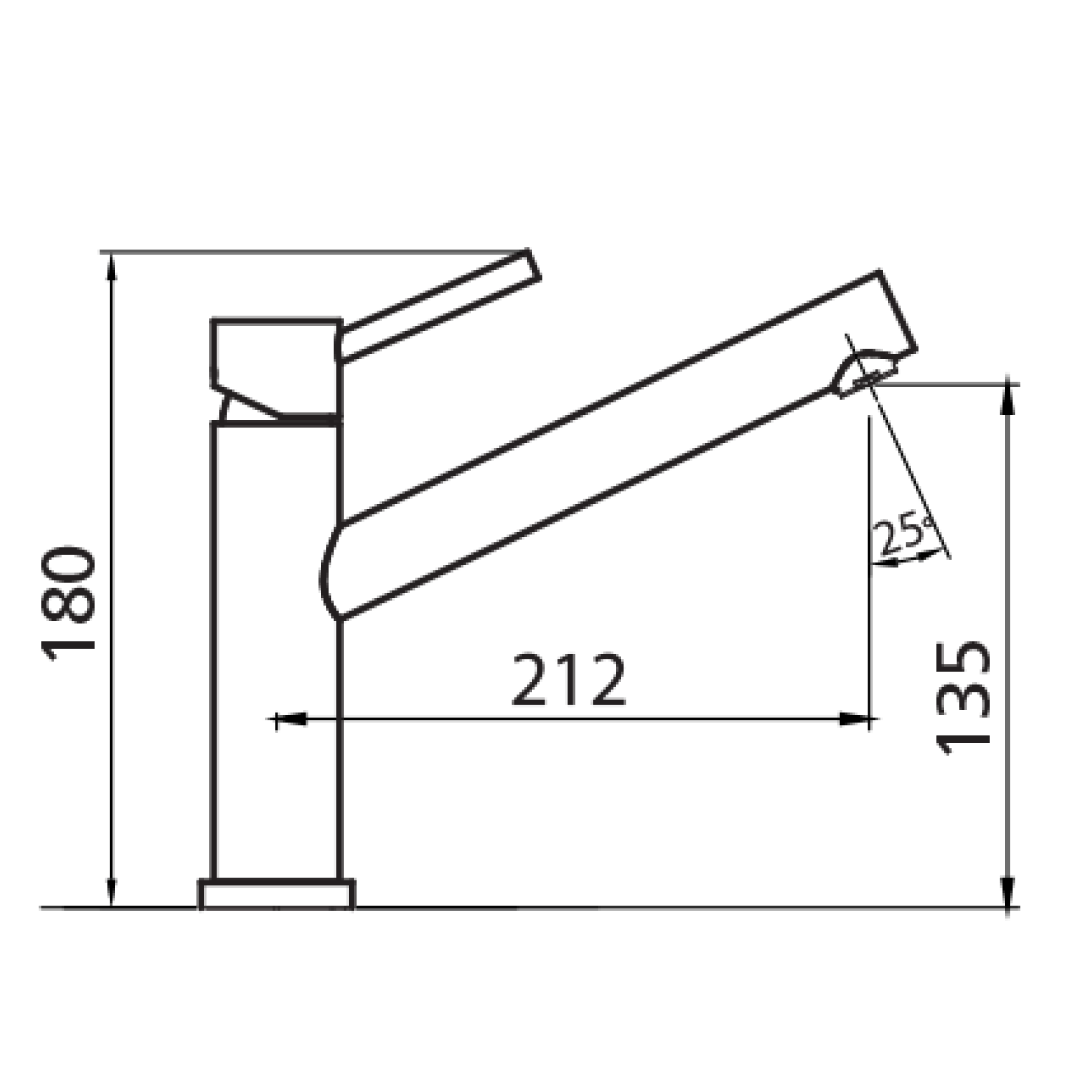 Oliveri Essente Swivel Sink Mixer