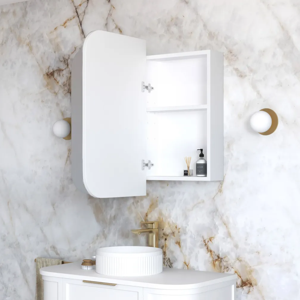 Otti Newport 900mm White Shaving Cabinet