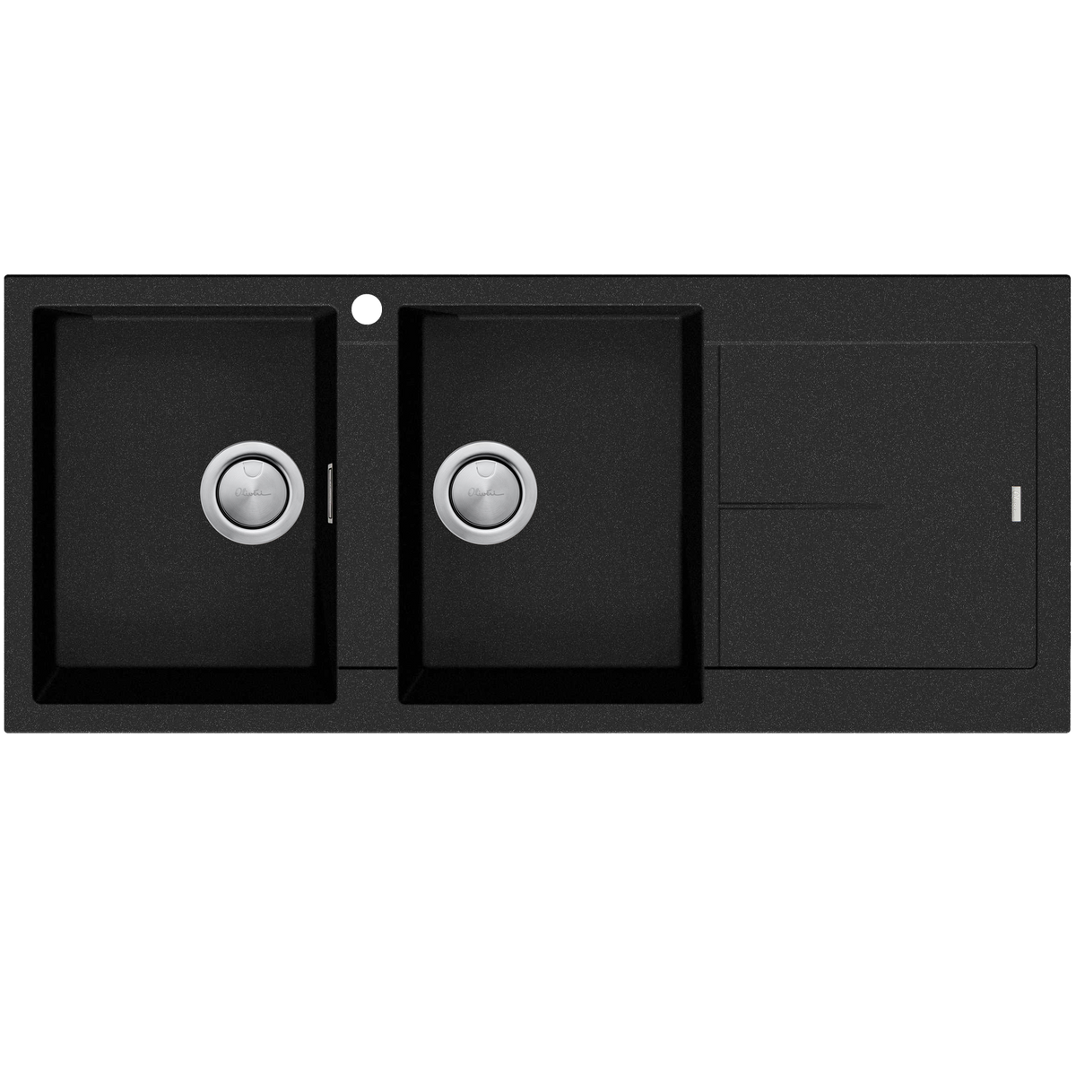Oliveri San-Black Dbl LHB B&DR