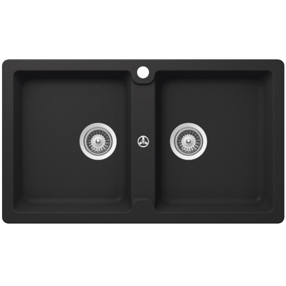 Schock Typos Double Bowl 1TH Onyx