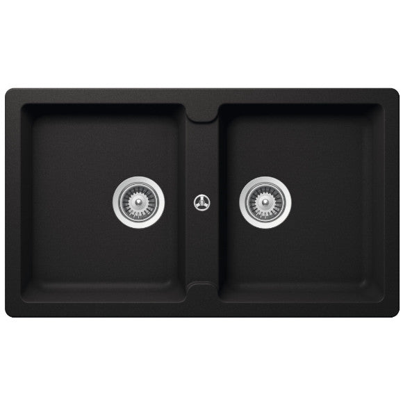 Schock Typos Double Bowl NTH Nero