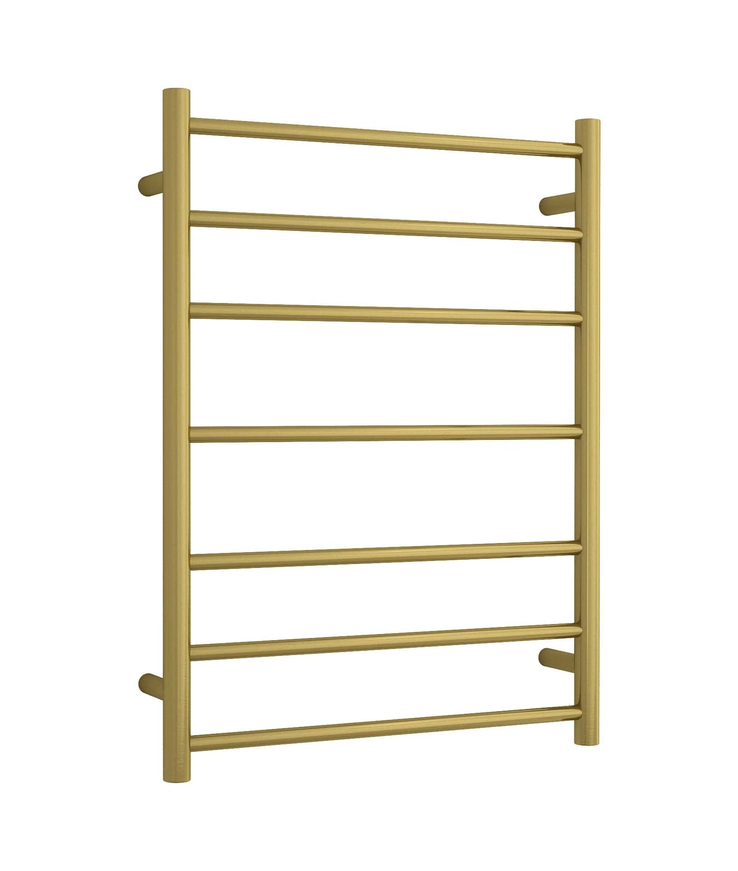 SR44MBG Brushed Round Ladder Heated Towel Rail
