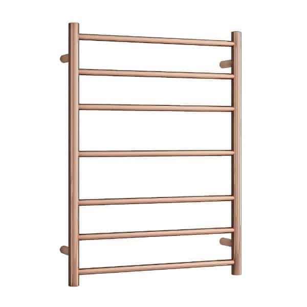 Sr44Mrg Polished Rose Gold Round Heated Ladder Rail - Reno Spares