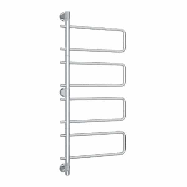 Thermorail 240V Straight 570 Round Swivel Heated Towel Rail