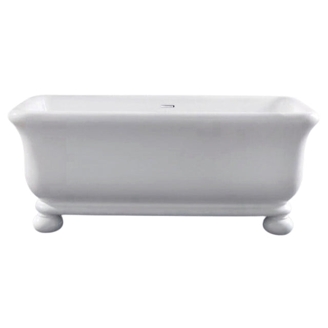 Turner Hastings Kirkham Ball 180 TitanCast Bath with Overflow