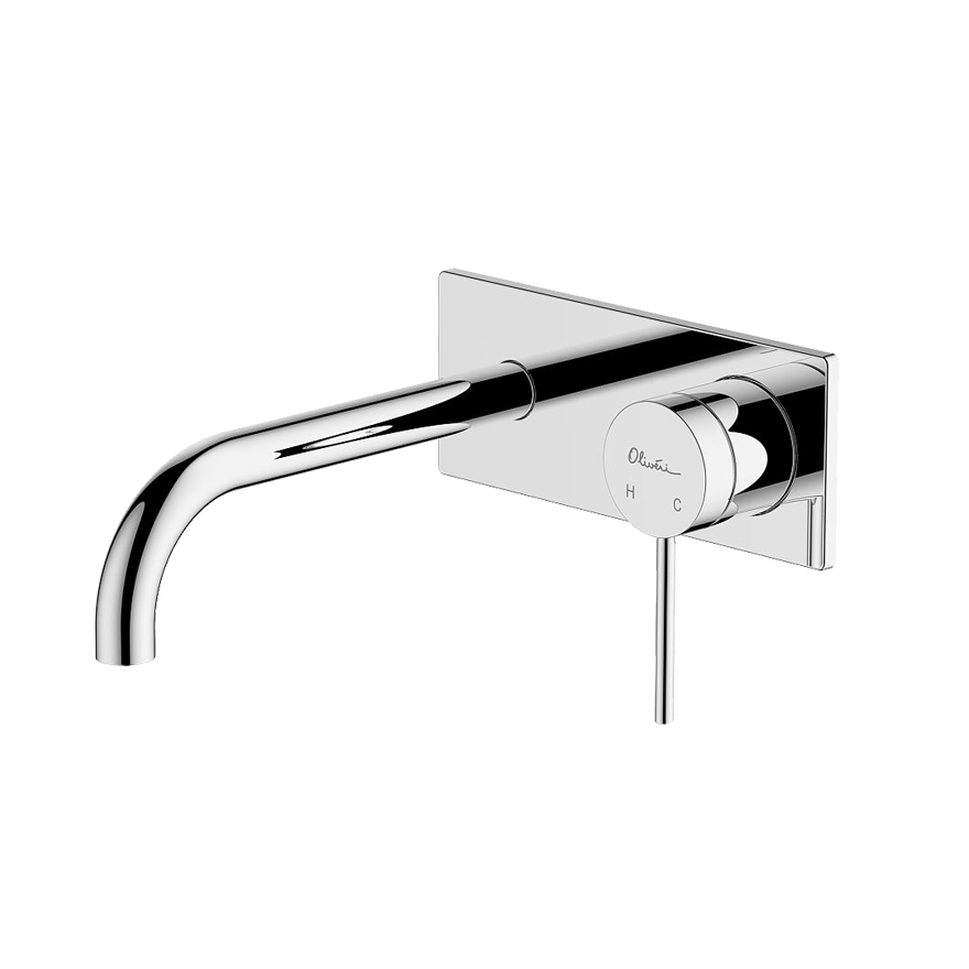 Oliveri Venice Wall Mixer Set Curv CR