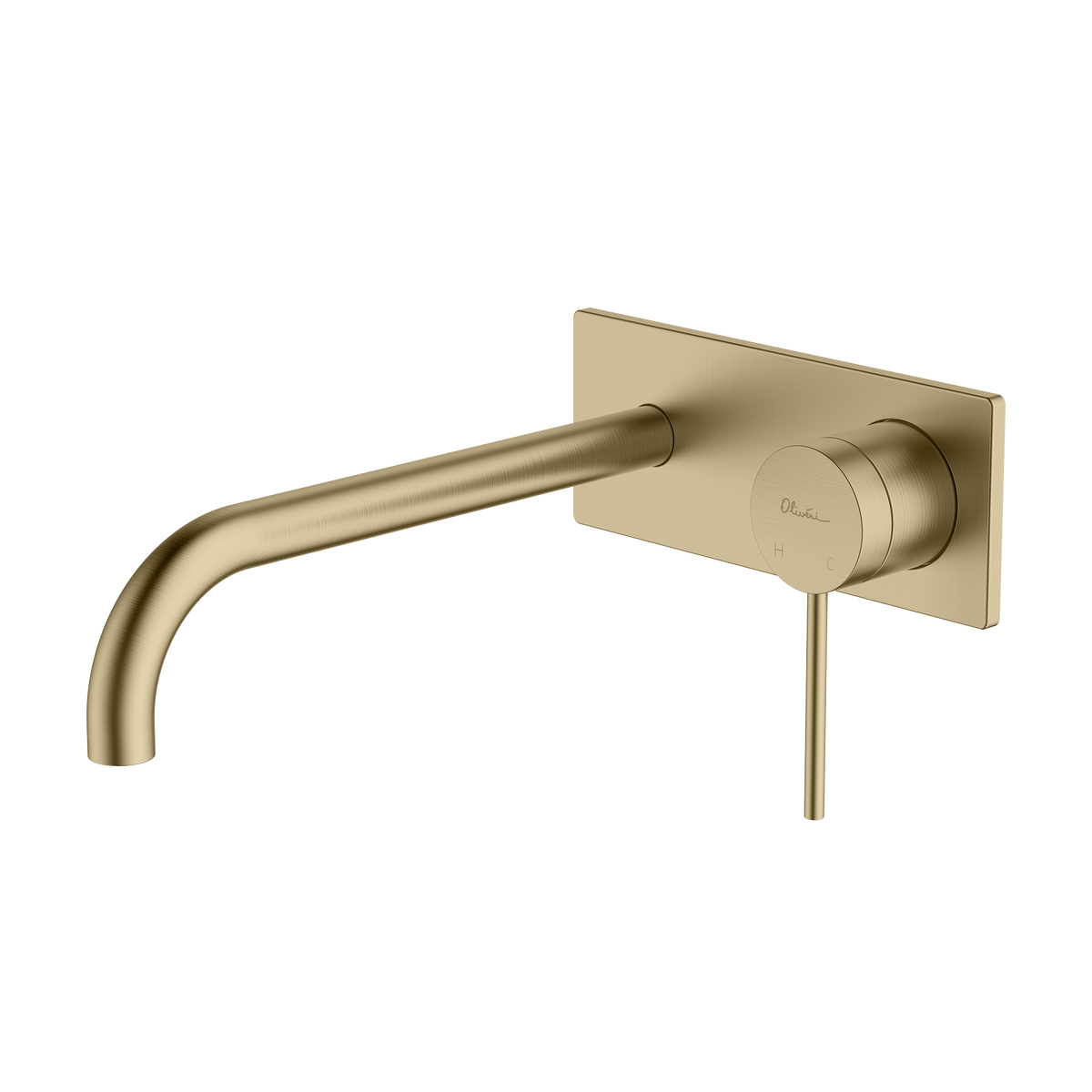 Oliveri Venice Wall Mixer Set Curv CG