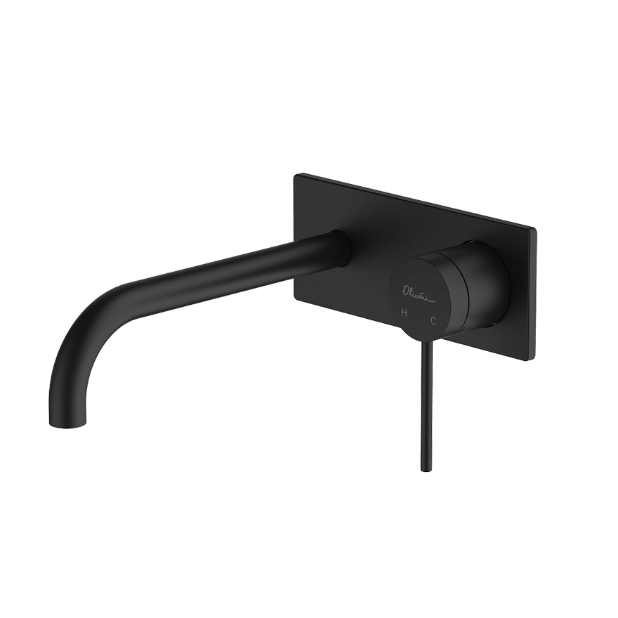 Oliveri Venice Wall Mixer Set Curv MB