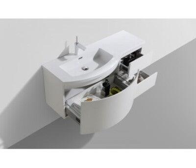 Belbagno Prospero Right 1200mm Wall Hung Vanity 1205X480X480