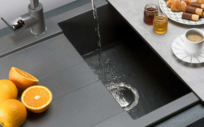 Franke Basis Sink Matte Black LHD - Kit BFG621MBLHD-B