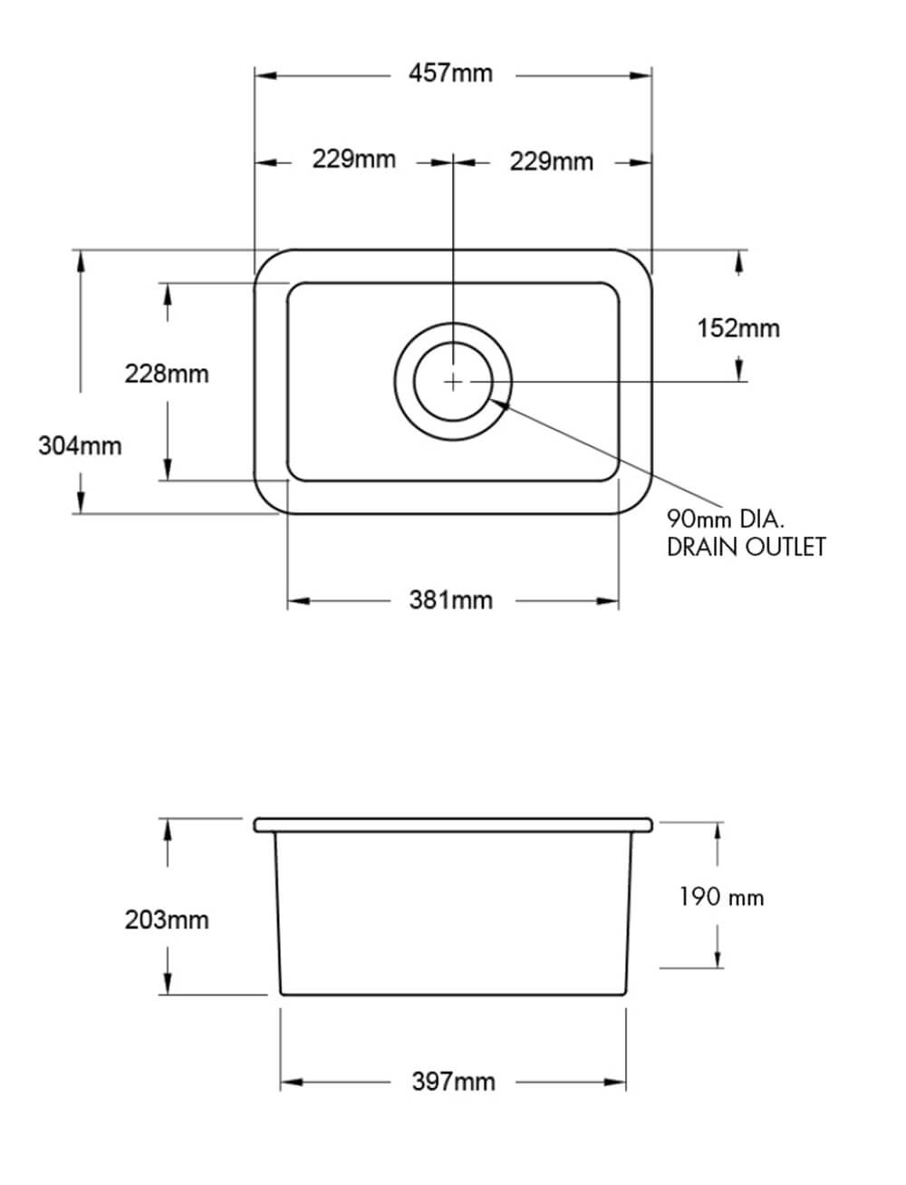 Cuisine 30 x 46 Inset / Undermount Fine Fireclay Matte White Sink