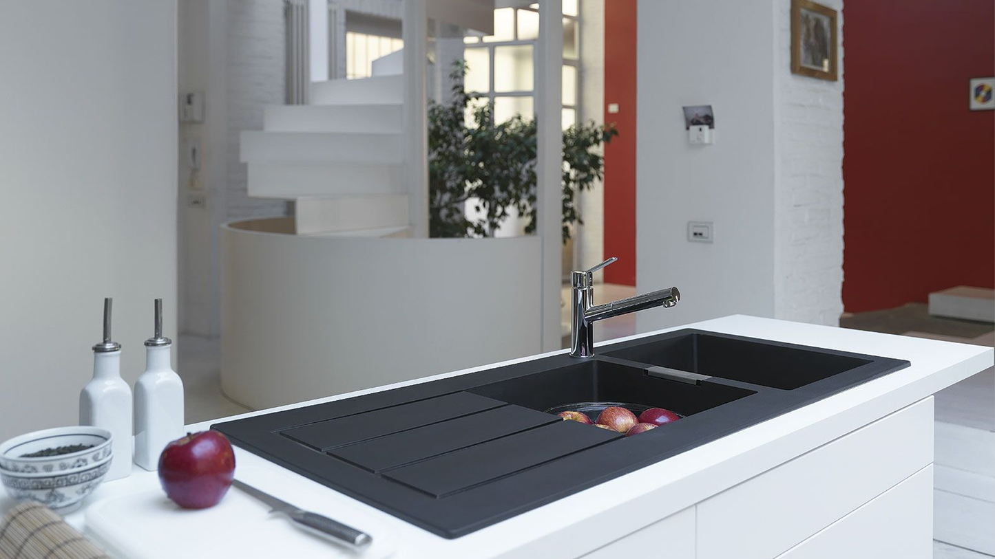 Franke Basis Sink Matte Black LHD - Kit BFG621MBLHD-B