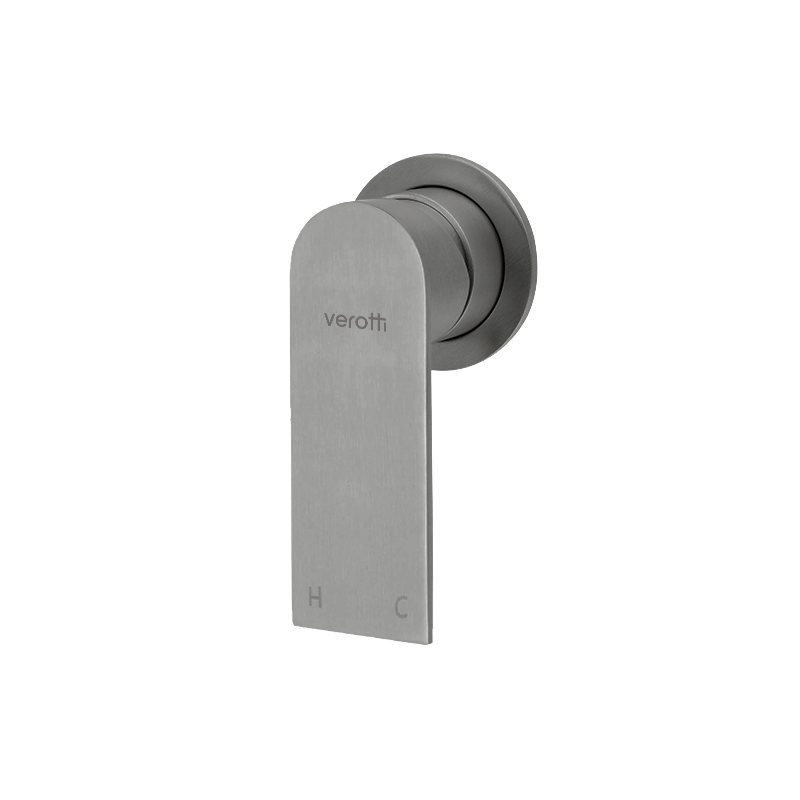 Luci Inox Lead free Shower or Bath Mixer - Minimalist 60mm Plate - Bronze