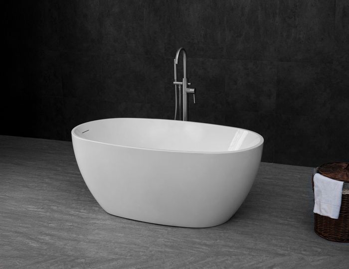 Vinny 1300x700x580 Gloss White Bathtub OF