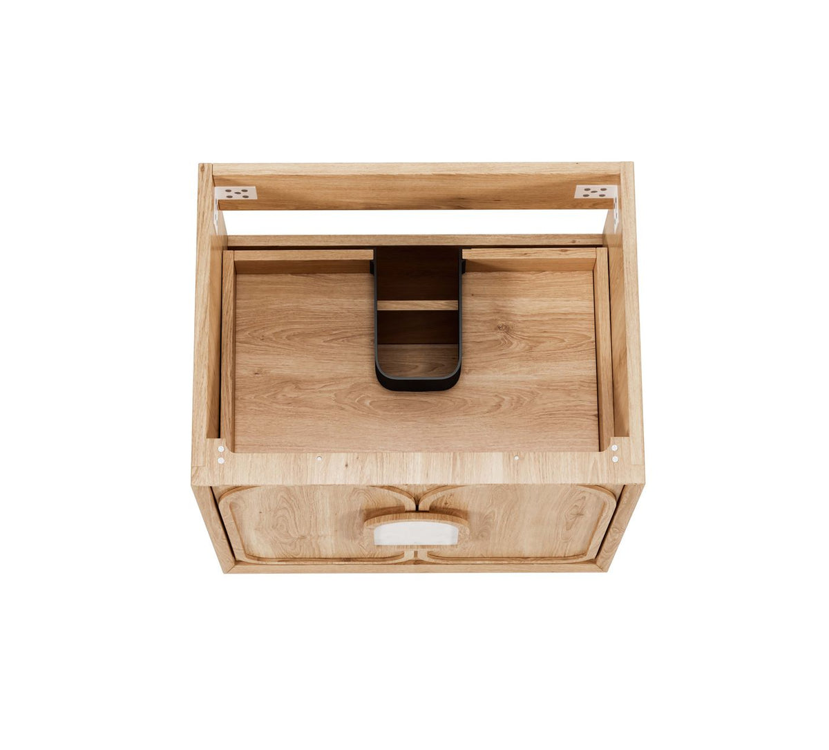 Laguna 600mm Natural American Oak Wall Hung Cabinet Only