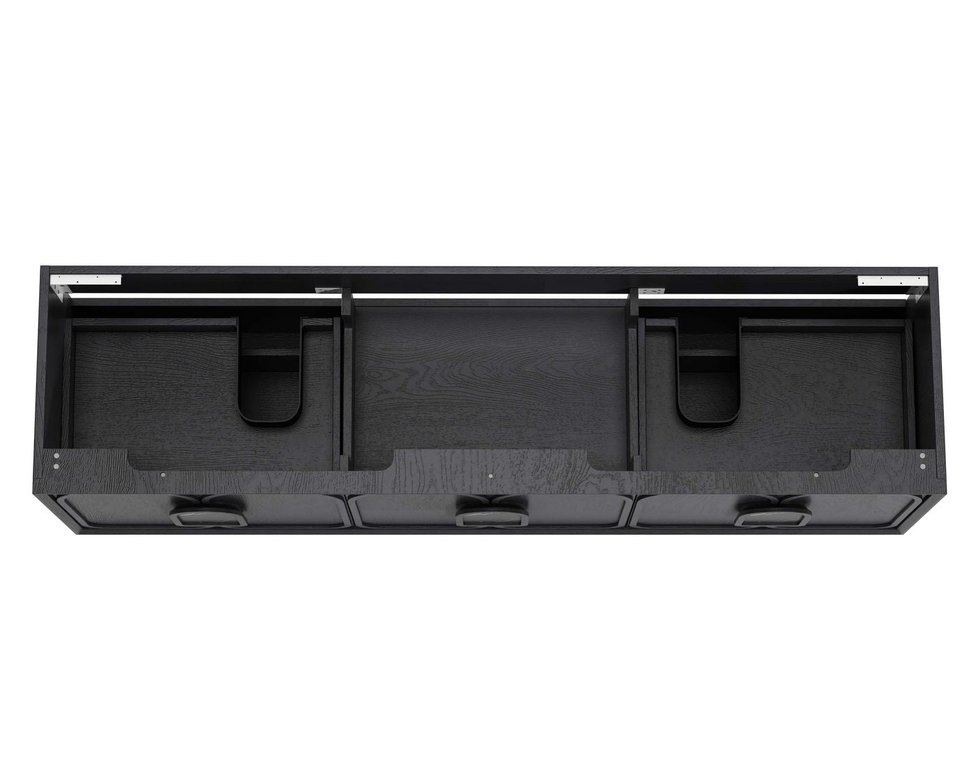 Laguna 1800mm Black American Oak Wall Hung Cabinet Only