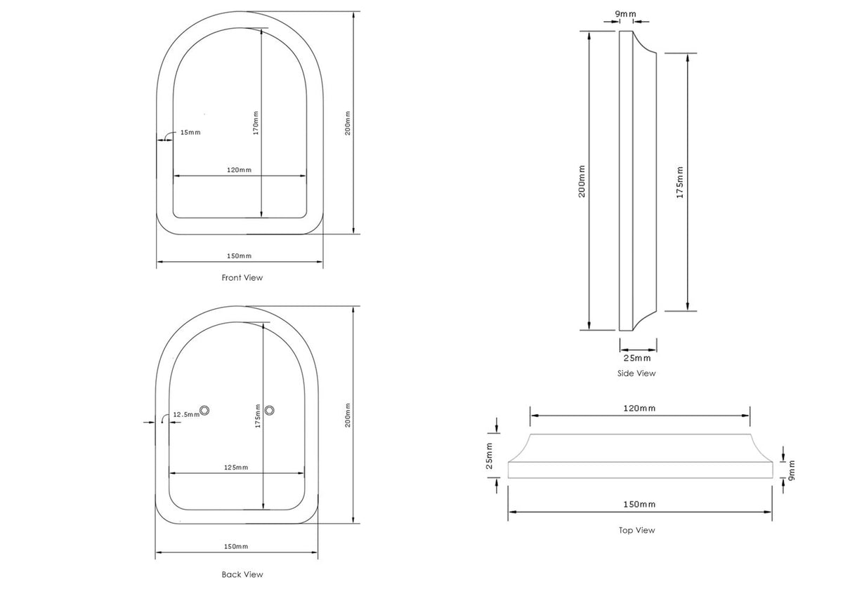 Laguna Mark II White Handle Archie Frame