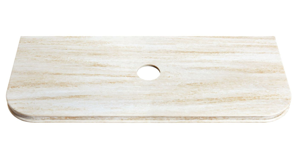 Havana 1200mm Woodland Oak Fluted Floorstanding Curve Vanity with Sand Dune Top