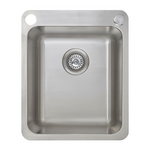 Abey 30Ltr Steel Laundry Tub with Dual Bypass LK30A