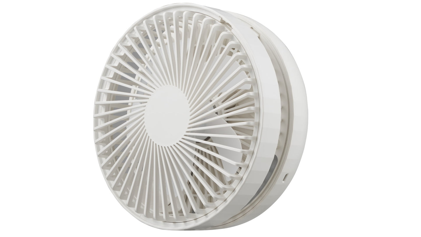 Goldair Platinum 18cm Rechargeable Desk Fan with Wireless Charger - Reno Spares