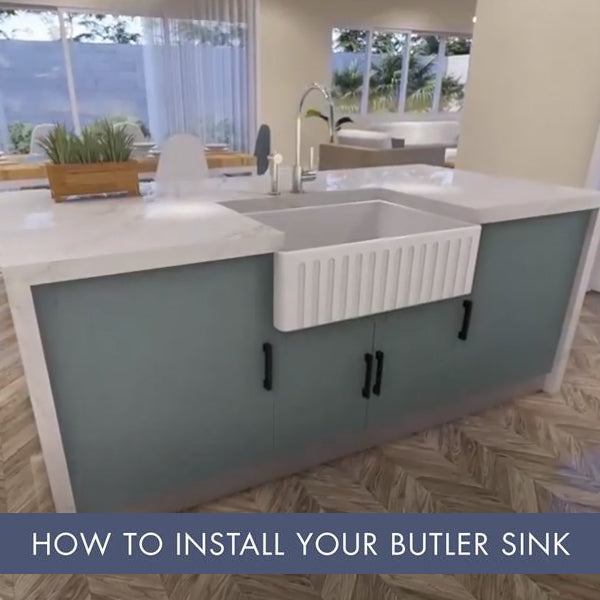 Turner Hastings Novi 75 x 46 Fine Fireclay Butler Sink