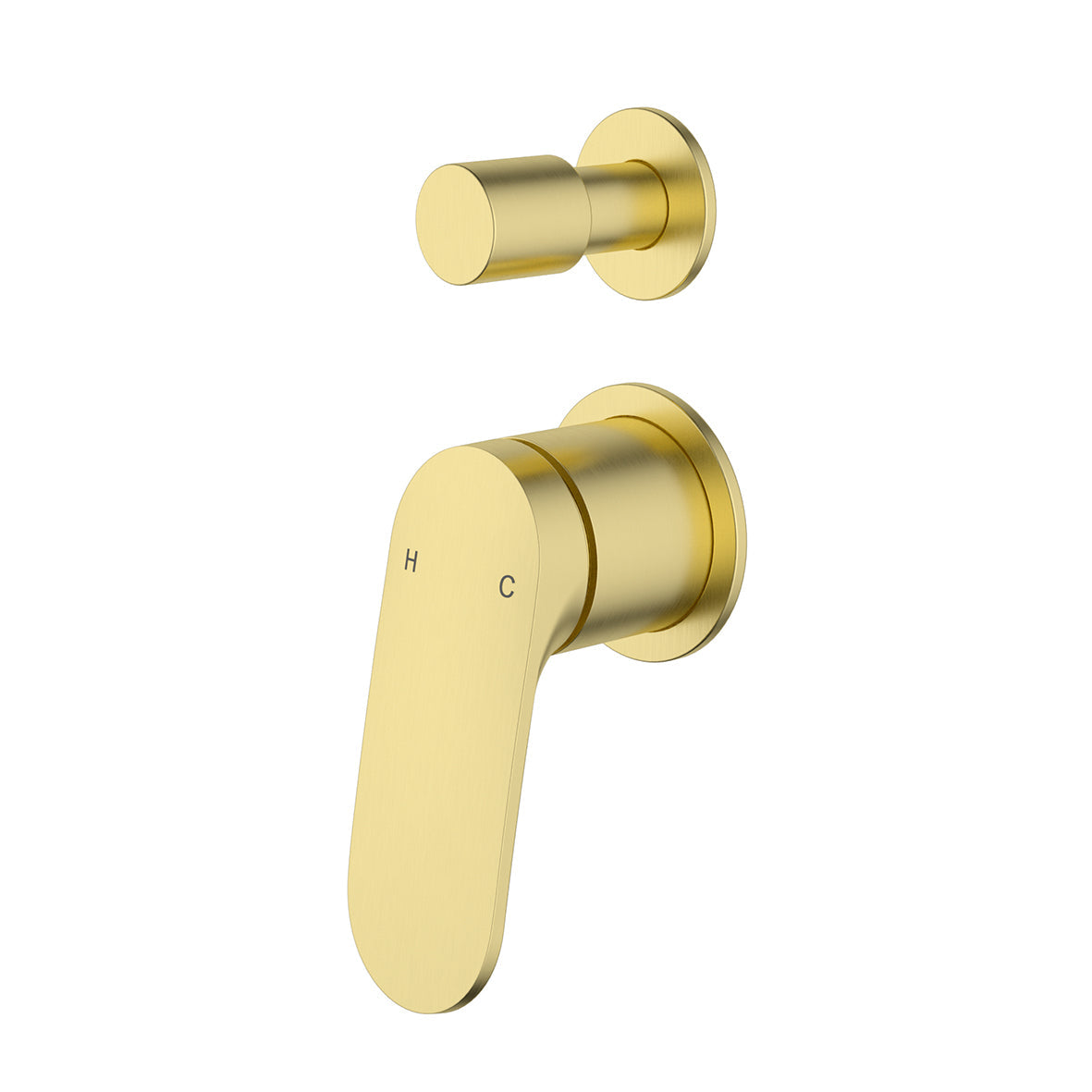 Sulu II Wall Diverter Mixer Trim Kits - Gun Metal / Wall Diverter Mixer Rough-In Body