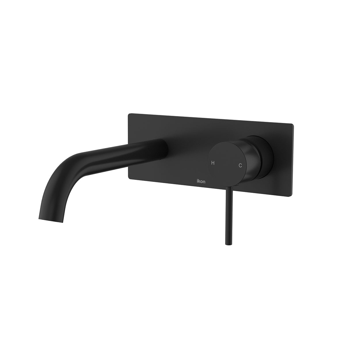 Hali Wall Mixer Basin Curved Spout - Chrome