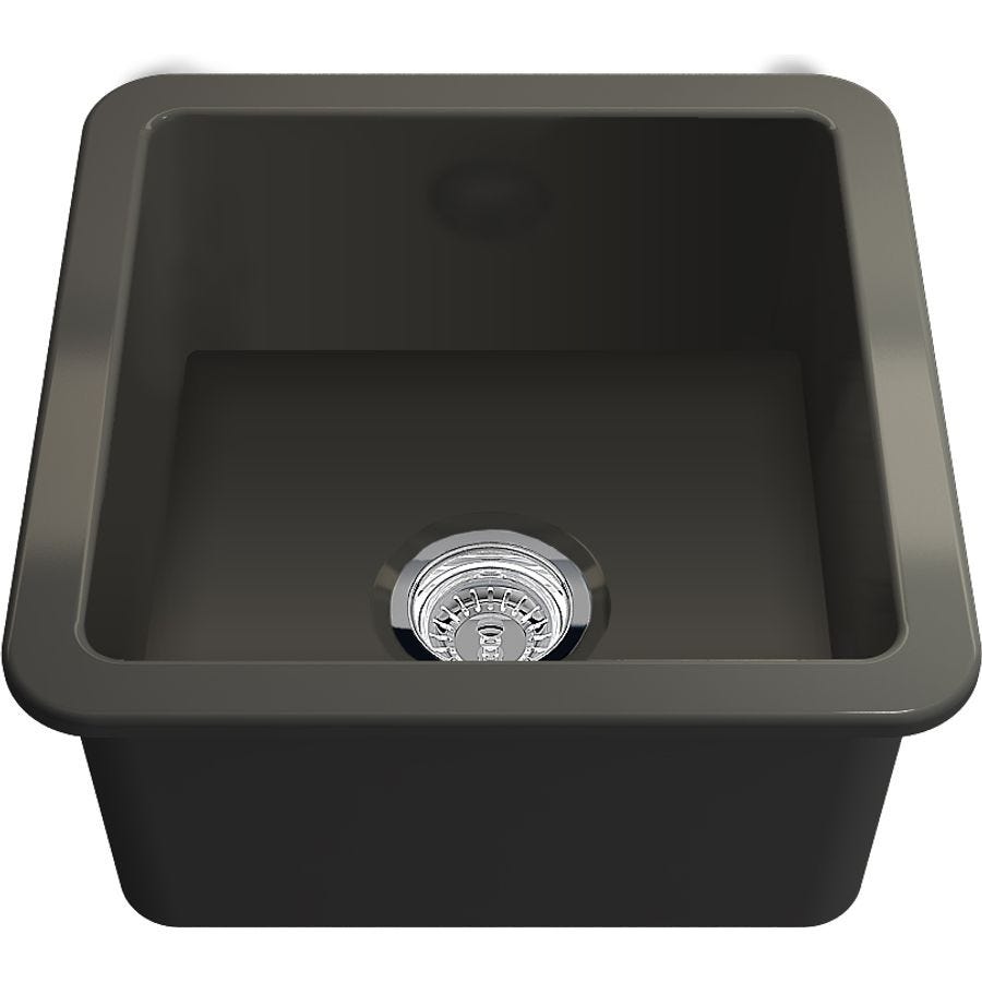 Turner Hastings CU46FSMBOF Cuisine Single Bowl Fireclay Sink with Overflow