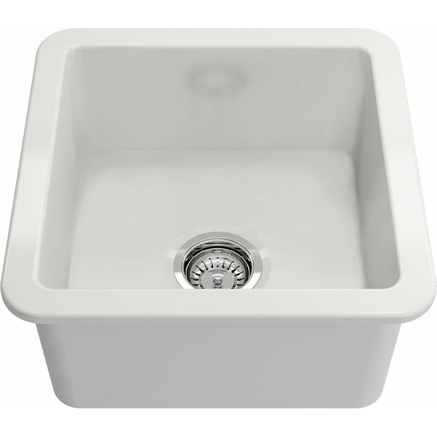 Turner Hastings CU46FSOF Cuisine Single Bowl Fireclay Sink with Overflow