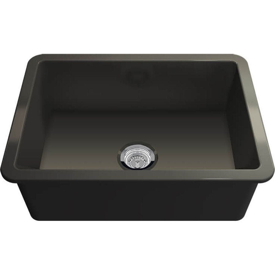 Turner Hastings CU68FSMBOF Cuisine Single Bowl Fireclay Sink with Overflow