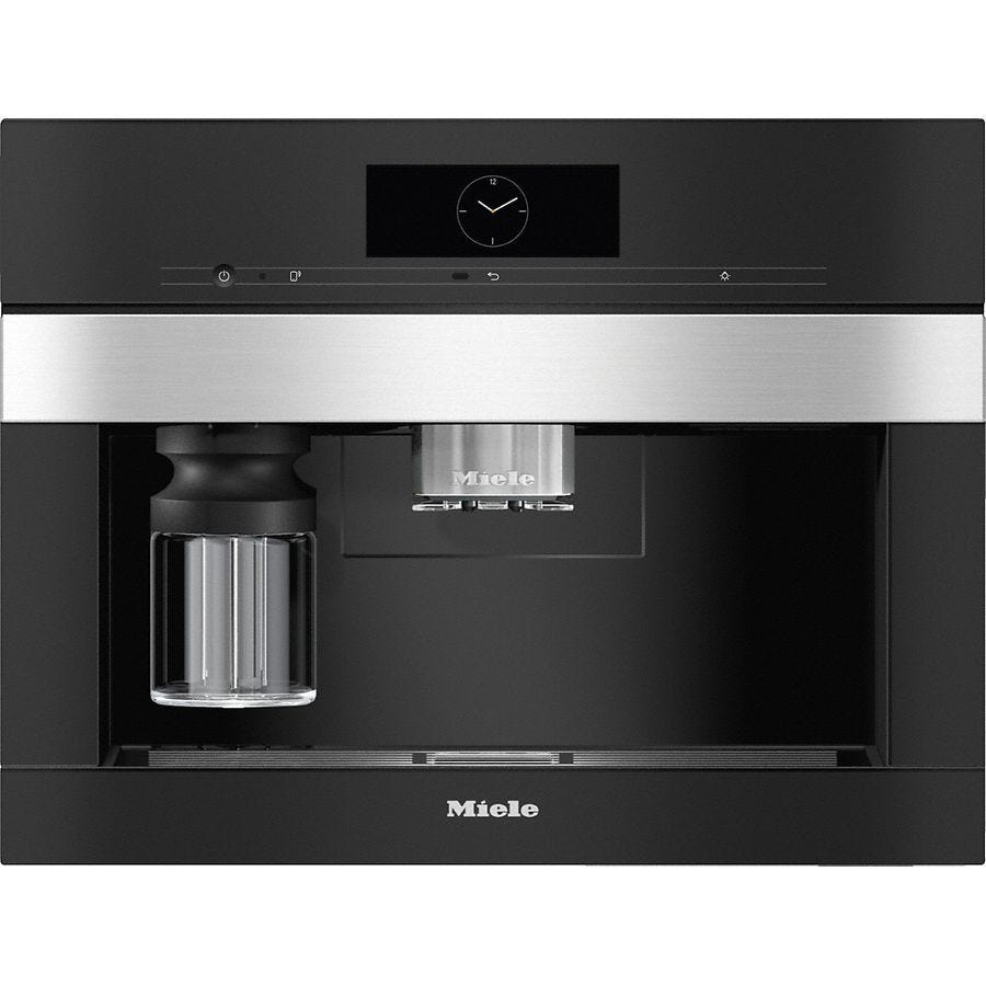Miele CVA7845CLST PureLine CleanSteel Built In Coffee Machine