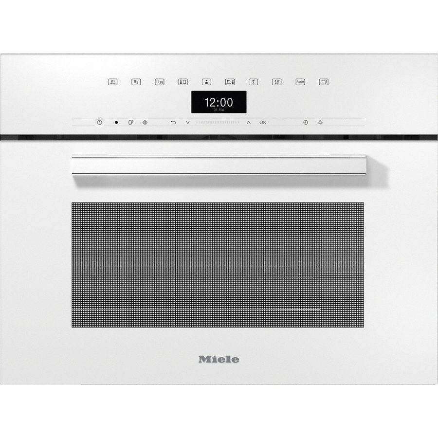 Miele DGM7440BRW Vitroline 45cm Brilliant Combination Steam Microwave Oven