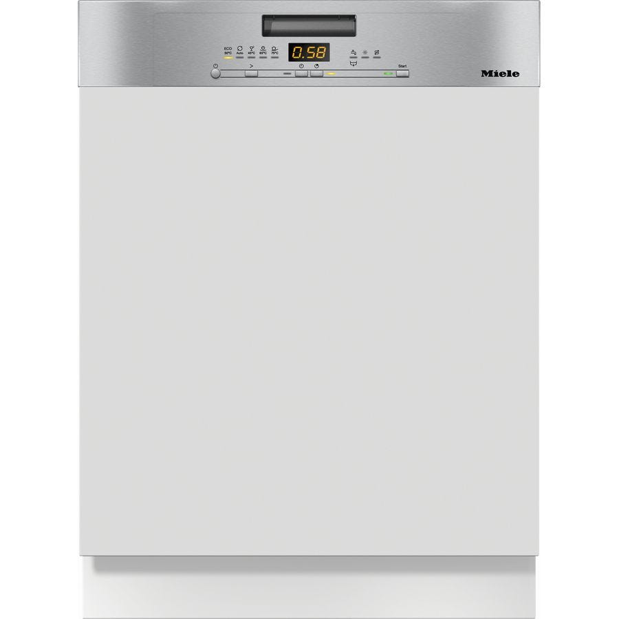 Miele G5000BKICLST Steel Semi Integrated Dishwasher